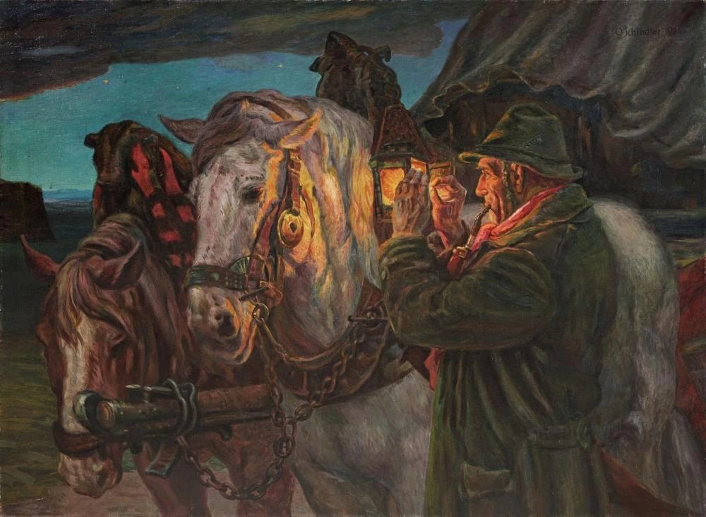 Alla luce di una lampada